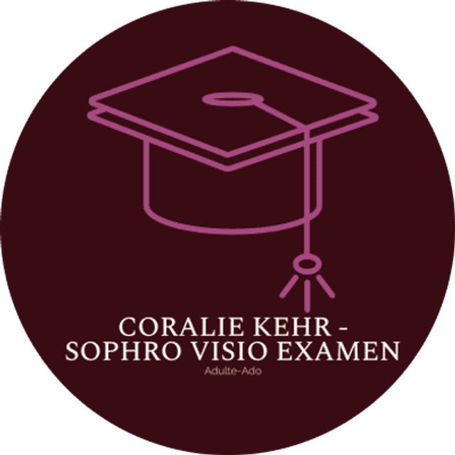 5 SOPHRO EXAMEN - VISIO A DISTANCE Adulte-Ado 5 SEANCES INDIVIDUELLES via votre connexion internet - 5X1 heure (prix par personne)