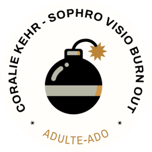10 SOPHRO BURN OUT - VISIO A DISTANCE Adulte-Ado 10 SEANCES INDIVIDUELLES via votre connexion internet - 10X1 heure (prix par personne)