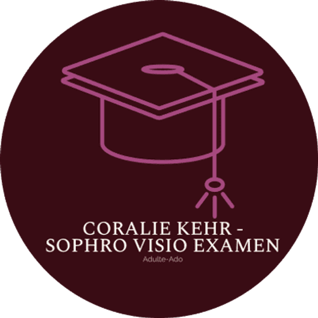 5 SOPHRO EXAMEN - VISIO A DISTANCE Adulte-Ado 5 SEANCES INDIVIDUELLES via votre connexion internet - 5X1 heure (prix par personne)